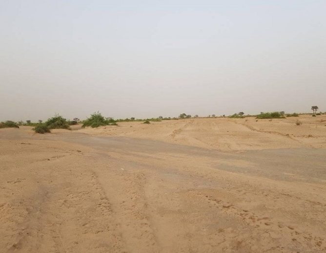 les  travaux relatives au lotissement du côté Est de la ville de makary